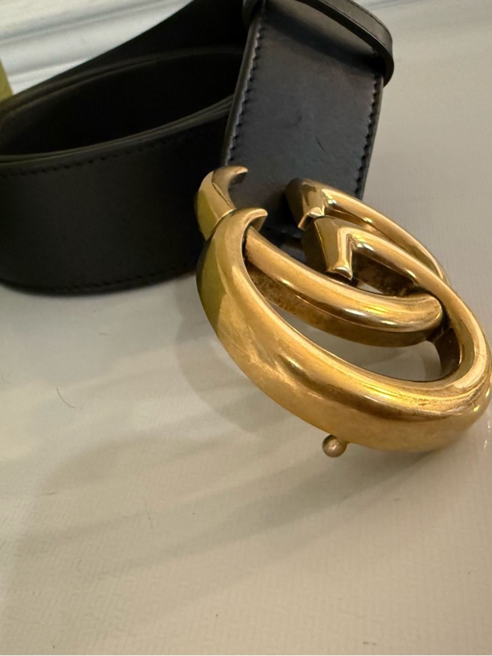 Gucci Belt: GG Marmont wide belt 
Size:120 - Picture 3 of 6